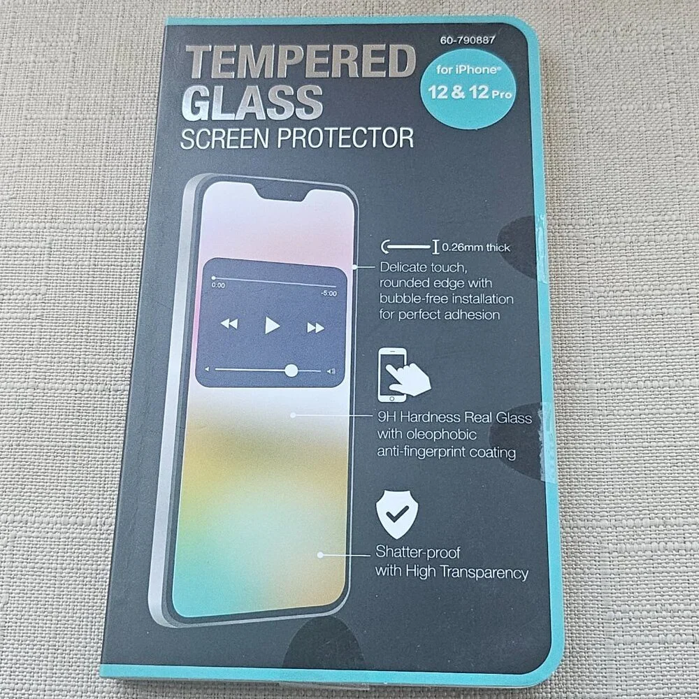 Screen Protector for phone 12 and 12 Pro Unbranded Tempered Glass Screen Protect